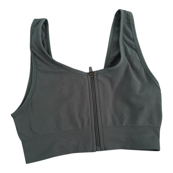 Vina Other - VINA Sports Bra Size L – Blue Navy  Zip Front Activewear Top
